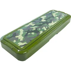 (まとめ）#紀寺商事 筆箱 大人ノアーム筆入レ カモフラバージョン  ミリタリーグリーン S9478884 【×5セット】