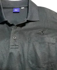 MIZUNO ミズノ 半袖ポロシャツ ブラック 吸水速乾 QUICKDRY PLUS  N25J(T)7