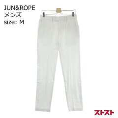 JUN&ROPE ホワイト スリムフィット ゴルフパンツ　XL JUN&ROPE ジュン＆ロペ メンズ ゴルフ パンツ ホワイト M - メルカリ