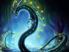 ドラゴンアート紙沢光a4ポスター額付き発送 - メルカリ