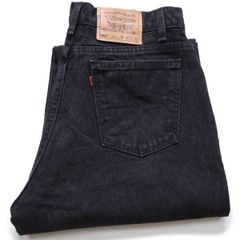 90s USA製 Levi'sリーバイス 560 ブラック デニムパンツ W36 L30★01 オールド ビンテージ ジーンズ テーパード ルーズ ワイド バギー