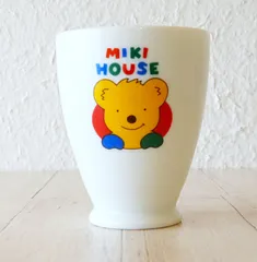 [KO]ミキハウス コップ　陶器　湯呑　くま　日用品　キッチン　子供