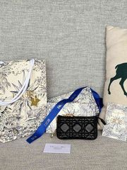 【今日特価】DIOR 小羊皮製のジップ付き小銭入れとキーホルダー！送料無料で今の在庫はお得な価格です！-WT0輸入