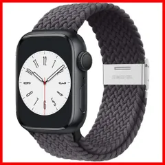 アップルウォッチ バンド Apple Watch バンド 編み込み 伸縮 調整可能 ソロループ Series 8 7 6 SE 5 4 3 2 1 Ultra 49mm 45mm 44mm 42mm 41mm 40mm 38mm 全機種対応 スポーツバンド ナ