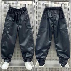 amnjx BLACKROSE トラックパンツ フェイクレザー 平本蓮 - メルカリ