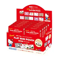サンリオキャラクターズシークレットフラットミニポーチ ハローキティ 10種セット