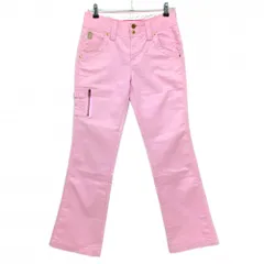 エドウィン パンツ ピンク ストレッチ ティー装着可 レディース M ゴルフウェア EDWIN GOLF