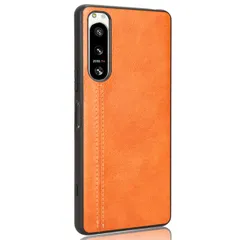 Xperia 5 IV ケース SO-54C SOG09 A204SO エクスペリア5 マーク4 レザー 薄型 ソフト ケース 【Color】 キャメルのサムネイル