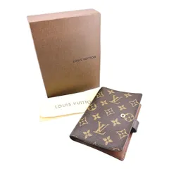 ルイヴィトン R20005 モノグラム 手帳ケース アジェンダPM 手帳カバー LOUIS VUITTON ブラウン