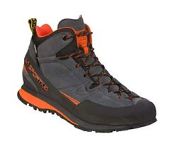 【 即納 ・ 訳あり 】 【 500円引き 】 スポルティバ ボルダーX ミッド GTX ( Carbon / Flame )38.5(EU)| La Sportiva Boulder X Mid GTX
