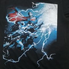 DC COMICS [JUSTICE LEAGUE] 프린트 T 셔츠 슈퍼맨 배트맨 사이즈 S