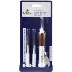 DMC パンチニードル ペンセット　ループ調節目盛付き　ホワイト