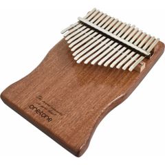 【在庫セール】OTKLS-01/MH 単板マホガニー材 初心者セット 17キー (親指ピアノ) (専用ケース/クロス/指サック/キーステッカー/調整用ハンマー/日本語マニュアル&楽譜集付き) カリンバ ワントーン ONETONE