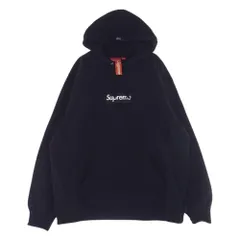 激レア》シュプリーム supreme☆パーカー XL デカロゴ アイボリー 