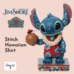 ディズニー スティッチ ハワイアンシャツ リロ＆スティッチ ジムショア フィギュア 置物 人形 Stitch Hawaiian Shirt ディズニートラディションズ JIM SHORE 正規輸入品のサムネイル