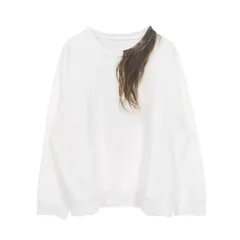 MM6 エムエムシックス ヘアプリントオーバーサイズマンツーマン トレーナー スウェット