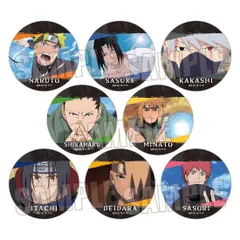 【新品】NARUTO-ナルト- 疾風伝 トレーディングメモリーズ缶バッジ 8個入り1BOX【正規品】のサムネイル