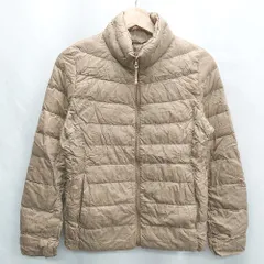 ◇ ⊇ UNIQLO ユニクロ 長袖 ダウンジャケット サイズM キャメル レディース E  【1412260046558】