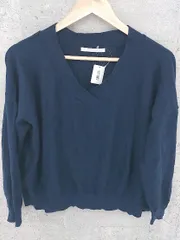 ◇ URBAN RESEARCH DOORS アーバンリサーチ ドアーズ ニット 長袖 Vネック セーター ONE ネイビー #  【1002799336284】