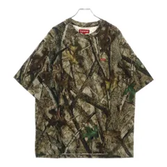 SUPREME (シュプリーム) 24AW Small Box Realtree Tee スモールボックスロゴ リアルツリーTシャツ 半袖カットソー ブラウン
