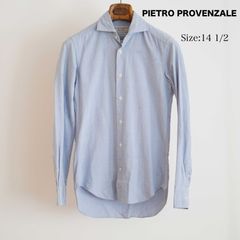【中古品】PIETRO PROVENZALE（ピエトロ・プロベンザーレ）コットン ワイドカラー オックスフォード シャツ Size:14 1/2(37cm)