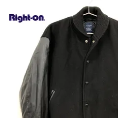 【送料無料!!】 Right-on ライトオン BACKNUMBER バックナンバー ハーフレザー ブルゾン Mサイズ 冬服 ウィンター アウター メンズ 古着 アパレルのサムネイル