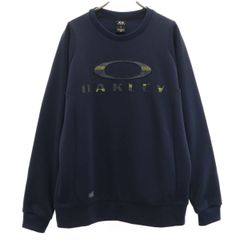 OAKLEY オークリー 長袖 トレーナー XL ネイビー メンズ 古着