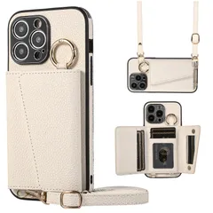 TENSIK iPhone 11 Pro Max ケース 手帳型 アイフォン 11 Pro Max ショルダー スマホケース アイフォン 11プロマックス カバー PUレザー 肩掛け 斜めかけ マグネット式 ICカード収納 鏡付き 写真入りポケット 調節可能な