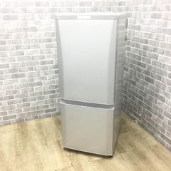 三菱電機 冷蔵庫 2ドア 146L 右開き MR-P15E-S1  2020年製 【中古】