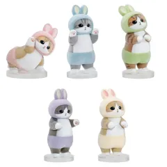 【中古】トレーディングフィギュア 全5種セット 「mofusand ならぶんです。」