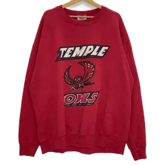 Lee SPORT スウェット 長袖 ロンT フロントプリント オーバーサイズ ビッグシルエット USA製 メンズ XXL レッド