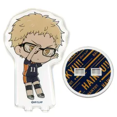 【中古】アクリルスタンド・アクリルパネル 月島蛍 「劇場版ハイキュー!! ゴミ捨て場の決戦×animatecafe トレーディングアクリルスタンド ゴミ捨て場の決戦ver. Aグループ」