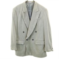 Canali ダブル テーラードジャケット グレージュ イタリア製 モード 