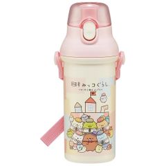 [New Arrival] Lightweight, child-friendly, plastic, antibacterial, made in Japan, children's water bottle, 3 sizes available, Sumikko Gurashi movie design, PSB5SANAG-A, 480ml, Skater.