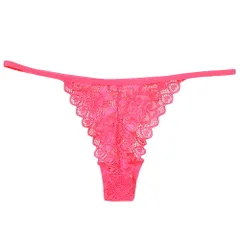 Tバック レディース ショーツ 総レース ストレッチ 透ける サイドストリング 腰ゴム 紐パン 小さいサイズ セクシー タンガ ソング 黒 白 赤 黄 紺 S M L rt-010