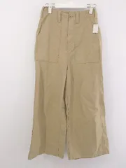 ◇ nano&co ナノアンドコー nano universe ワイド パンツ サイズ36 ベージュ レディース P  【中古】 【1209070007509】