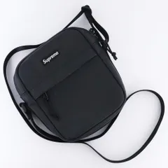SUPREME Leather Shoulder Bag ブラック
