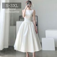 파티 드레스 웨딩 드레스 큰 사이즈 화이트 화이트 리본 여성 민소매 결혼식 원피스 레이스 파티 전화 SML XL LL 2XL XXL 3XL XXXL 착취 미모레 길이 사은회 새틴 프린세스