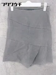 ◇ UNTITLED アンタイトル 膝丈 スカート サイズ2 グレー レディース 【中古】 【1002801151980】