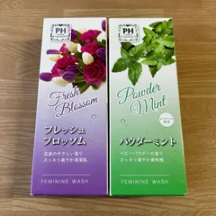 PH JAPAN　フェミニンウォッシュ　2点セット　デリケート洗浄料　フレッシュブロッソム　パウダーミントのサムネイル