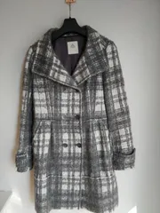 ジャケット・アウター sheller Mohair check short coat お値下げsheller Mohair check short coat
