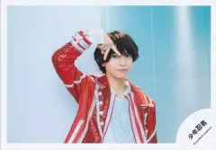 【中古】生写真(STARTO) 少年忍者/織山尚大/横型・上半身/「ジュニア アクリルスタンド」撮影オフショット/公式生写真