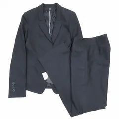 美品 ヒューゴボス HUGO BOSS スーツ セットアップ テーラードジャケット ブレザー スラックス テーパードパンツ DE32 ネイビー/9YBA11 レディースのサムネイル