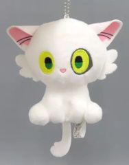 [중고] 잡화 고양이 볼 체인이있는 봉제 인형 [참새의 문 닫기]