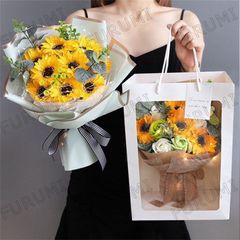 ソープフラワー 花束 造花 フラワー 石鹸花 枯れない花 花 お祝い 母の日 父の日 プレゼント 枯れない アレンジメント 誕生日 結婚祝い 送