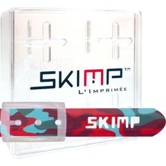 SKIMP プリントベルト メンズ レディース 長さ約140cm 幅約3.4cm【アーミーレッド（迷彩赤）】