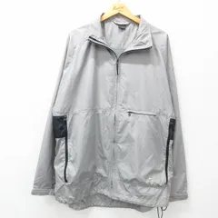 XL/古着 ナイキ NIKE 長袖 ジャケット メンズ ワンポイントロゴ ラグラン 大きいサイズ グレー他 内側メッシュ 25apr12 中古 アウター ジャ