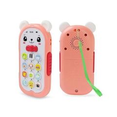 知育玩具 電話 ピンク おもちゃ 音楽 子供 幼児 早期教育 赤ちゃん 携帯電話 ギフト プレゼント スマホ キッズ ベビー ((S