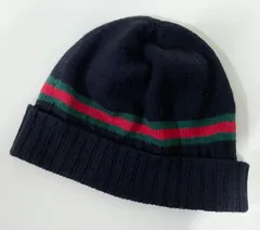 グッチ　シェリーライン　シルク　カシミヤ　ニット帽　ビーニー　ブラック　XL 楽天市場】ニット帽 グッチの通販