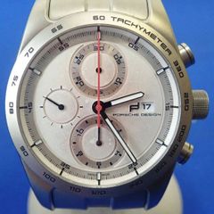 ◎  PORSCHE DESIGN　ポルシェデザイン　クロノタイマー シリーズ1　6010.1.02.002.02.2　裏スケ　チタン　オートマ